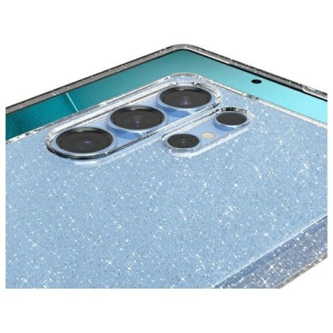 Etui Spigen Liquid Crystal Glitter do Samsung Galaxy S25 Ultra przezroczysty