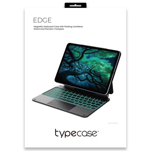 Etui Typecase Edge z klawiaturą do iPad Air 11" M2 2024 / M3 2025 / M4 2026 biały