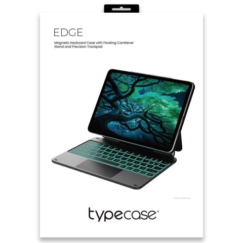 Etui Typecase Edge z klawiaturą do iPad Air 13" M2 2024 / M3 2025 / M4 2026 błękitny pacyfik