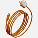 Kabel Energea Flow Duo Watch 2-w-1 USB-C do USB-C + ładowarka do Apple Watch 480Mb/s 60W 1.5m pomarańczowy