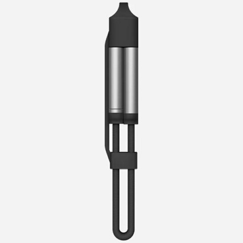 Kabel Energea Sheath Key 2w1 USB-C do USB-C/USB-A 480Mbps 60W 15cm gunmetal