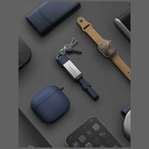 Kabel Energea Sheath Key 2w1 USB-C do USB-C/USB-A 480Mbps 60W 15cm pomarańczowy