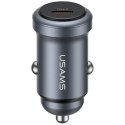 Ładowarka samochodowa USAMS CC321 Aluminium 30W PD USB-C tarnish