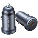 Ładowarka samochodowa USAMS CC321 Aluminium 30W PD USB-C tarnish