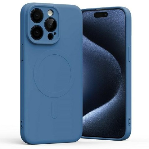Mercury MagSafe Semi-Silicone iPhone 15Pro Max 6,7" niebieski /blue
