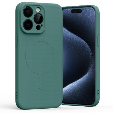 Mercury MagSafe Semi-Silicone iPhone 15Pro Max 6,7" zielony /green