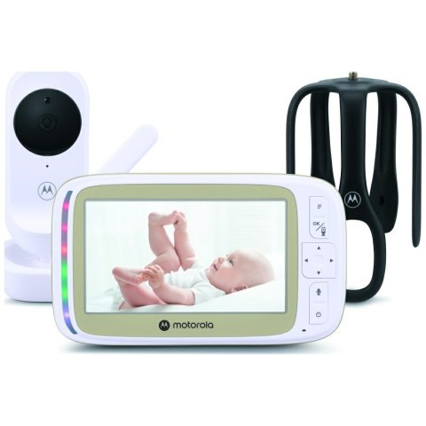 Niania elektroniczna Motorola VM45 Connect stargrip monitor wideo 5" biały