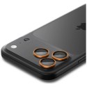 Osłona aparatu Spigen Optik Pro Glas.TR "EZ FIT" Camera Protector 2szt do iPhone 17 Pro Max / 16 Pro / 16 Pro Max pomarańczowy