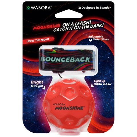 Piłeczka do rzucania Waboba LED Bounceback na lince (Produkt w kilku kolorach - wysyłka losowa)