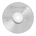 Płyta DVD+R Verbatim 4.7GB 16X 50szt srebrny 43550