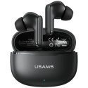 Słuchawki TWS USAMS E05 Bluetooth 6.0 bezprzewodowe czarny