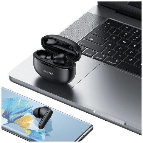 Słuchawki TWS USAMS E05 Bluetooth 6.0 bezprzewodowe czarny