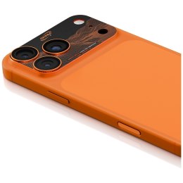 Szkło na obiektyw aparatu Skinarma Sonix Full Aluminium do iPhone 17 Pro Max pomarańczowy