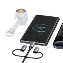 USAMS Kabel 6w1 Fast charging 240W 2m Data Cable Digital dispay Aluminium Alloy Seria Sufeng (SJ738)