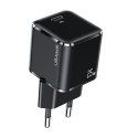 USAMS Ład. siec. 1xUSB-C T42 mini 25W(only head) Super SI 5V-3A PD3.0 Fast Charging czarny/black CC140TC01 (US-CC140)