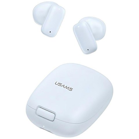 USAMS Słuchawki Bluetooth 5.3 TWSID Series bezprzewodowe niebieski/blue BHUID03 (ID25)