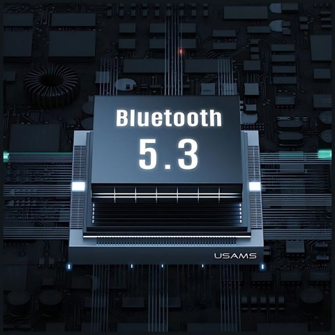 USAMS Słuchawki Bluetooth 5.3 TWSRhymbo Series bezprzewodowe beżowy/beige BHUYO02 (US-YO17)