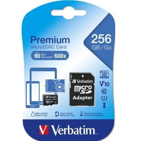 Verbatim Karta microSDHC 32GB V10czarny/black 44013
