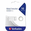 Verbatim Pendrive 16GB USB-A 2.0 MetalExecutive srebrny/silver 98748