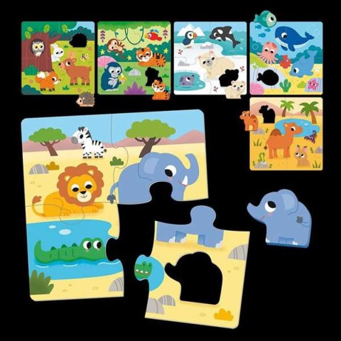 Zestaw 6 Puzzli Diset
