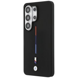 Etui BMW M Silicone Tricolor Line MagSafe do Samsung Galaxy S26 Ultra czarny