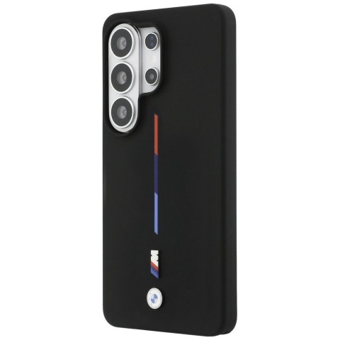 Etui BMW M Silicone Tricolor Line MagSafe do Samsung Galaxy S26 Ultra czarny