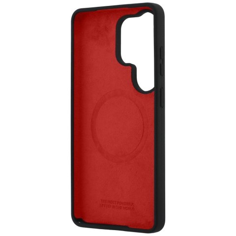 Etui BMW M Silicone Tricolor Line MagSafe do Samsung Galaxy S26 Ultra czarny