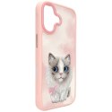 Etui Nimmy Big Eyed Pet 2.0 Cat do iPhone 17 różowy