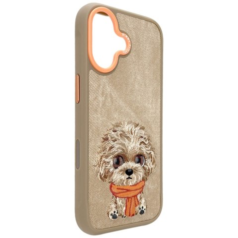 Etui Nimmy Big Eyed Pet 2.0 Dog do iPhone 17 beżowy