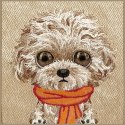 Etui Nimmy Big Eyed Pet 2.0 Dog do iPhone 17 beżowy
