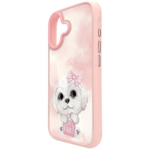Etui Nimmy Big Eyed Pet 2.0 Dog do iPhone 17 różowy