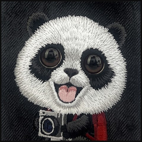 Etui Nimmy Big Eyed Pet 2.0 Panda do iPhone 17 czarny