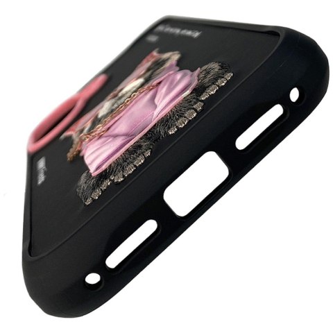 Etui Nimmy Glasses Cool Cat do iPhone 17 czarny
