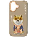 Etui Nimmy Glasses Cool Dog do iPhone 17 beżowy