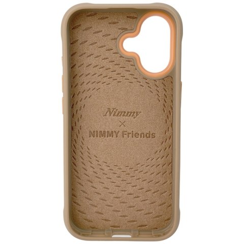 Etui Nimmy Glasses Cool Dog do iPhone 17 beżowy