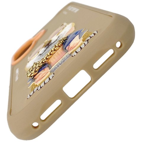 Etui Nimmy Glasses Cool Dog do iPhone 17 beżowy