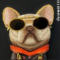 Etui Nimmy Glasses Cool Dog do iPhone 17 czarny