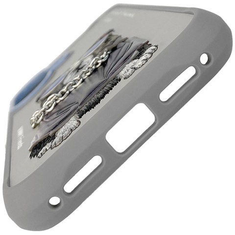 Etui Nimmy Glasses Cool Dog do iPhone 17 szary