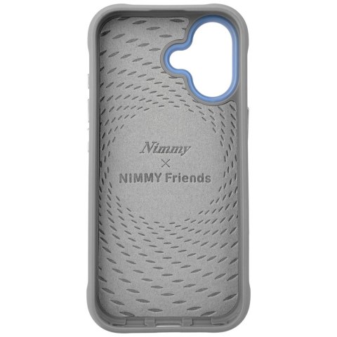 Etui Nimmy Glasses Cool Dog do iPhone 17 szary