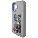 Etui Nimmy Glasses Cool Dog do iPhone 17 szary