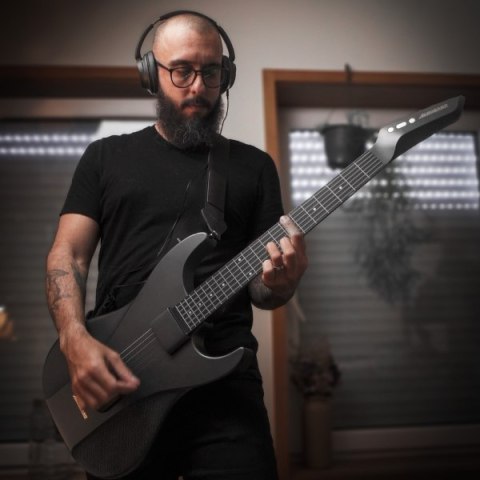 Gitara inteligentna AeroBand MIDI czarny