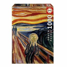 Układanka puzzle Educa 20308 The Scream, Edvard Munch 1000 Części