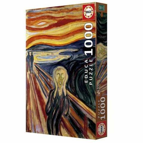 Układanka puzzle Educa 20308 The Scream, Edvard Munch 1000 Części