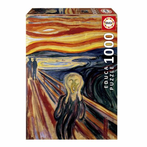 Układanka puzzle Educa 20308 The Scream, Edvard Munch 1000 Części