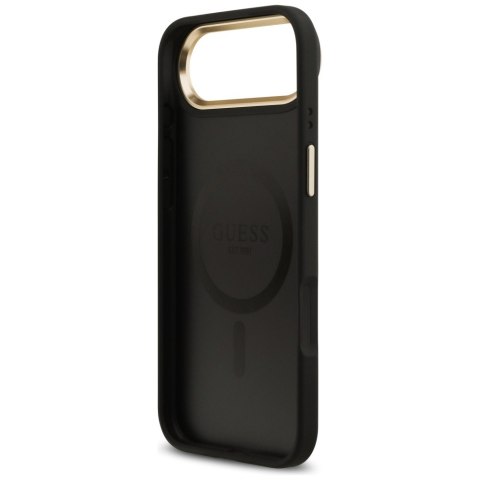 Etui Guess 4G Stripe MagSafe do iPhone Air czarny