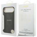 Etui Guess 4G Stripe MagSafe do iPhone Air czarny