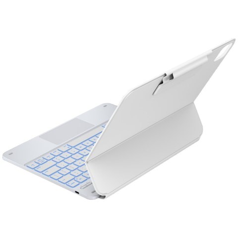 Etui Typecase Edge z klawiaturą do iPad Air 13" 2024/2025 biały