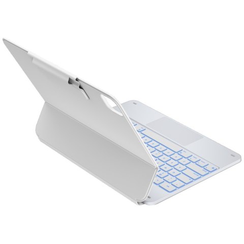 Etui Typecase Edge z klawiaturą do iPad Air 13" 2024/2025 biały