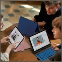 Etui Typecase Flexbook Touch z klawiaturą do iPad Air 13" M2 2024 / M3 2025 / M4 2026 jasny fiolet