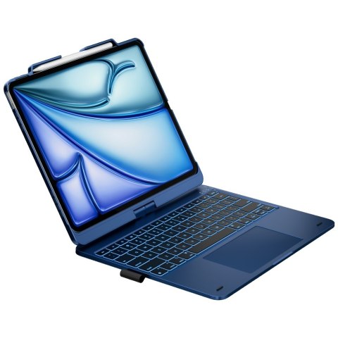 Etui Typecase Flexbook Touch z klawiaturą do iPad Air 13" M2 2024 / M3 2025 / M4 2026 niebieski